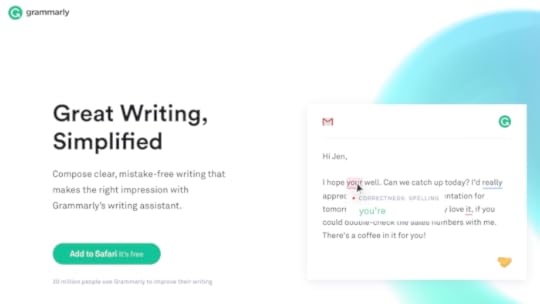 Grammarly homepage