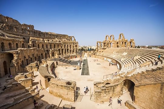 Interior of El Jem,Tunisia