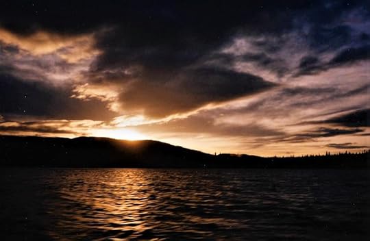 Image may contain: cloud, sky, ocean, twilight, outdoor, water and nature