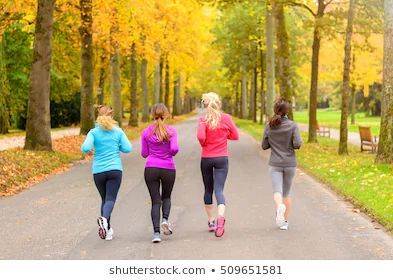 Group Woman Jogging Images, Stock ...