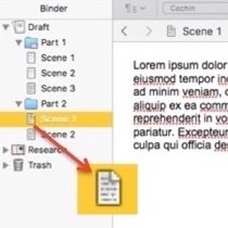 Scrivener binder icon