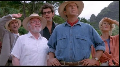 Jurassic Park Dr. Alan Grant Ellie Satler Ian Malcom John Hammond