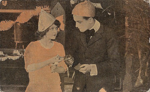 Marguerite Clark and Richard Barthelmess in The Valentine Girl (1917)