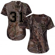 Lance Lynn Authentic Women's Jersey - Baseball St. Louis Cardinals #31 Camo Flex Base Realtree Collection