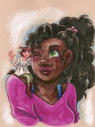 Comic illustration created with Faber-Castell Albrecht Durer Watercolor markers, Inked with Pitt Pens