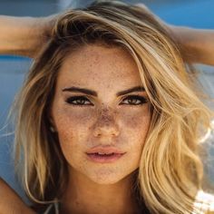 Image result for blonde hair with freckles