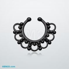 Colorline Majestic Filigree Fake Septum Clip-On Ring