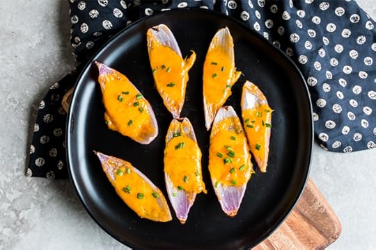 onion petals with cheese