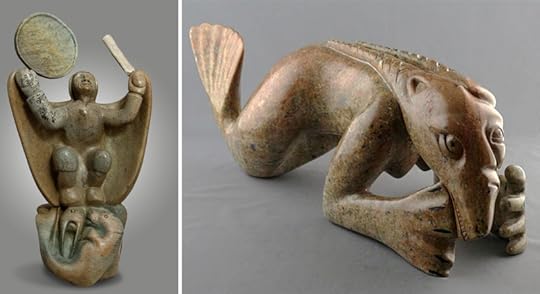 Shaman Beckoning Sedna & Sedna Transformed by Abraham Anghik Ruben