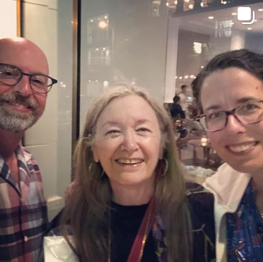With Vicki Stiefel in Los Angeles