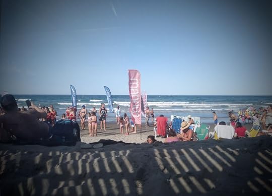 Fun at the beach in Puerto Madryn, Chubut, Argentina
