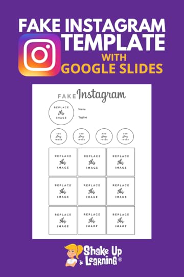 Fake Instagram Template with Google Slides (FREE)