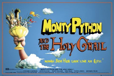 Image result for monty python and the holy grail poster banner