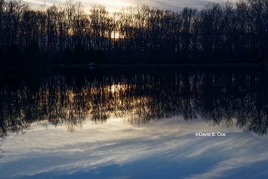 Twilight Pond Reflection, by David B. Coe