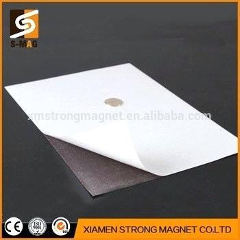 double sided adhesive sheets for fabric blank thin laminated soft big whiteboard roll magnetic rubber sheet material