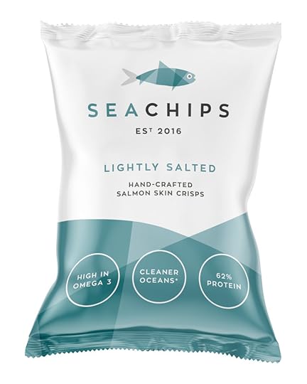 salmon sea chips - salted