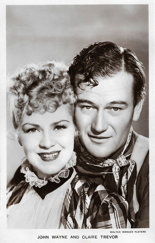 John Wayne and Claire Trevor in Stagecoach (1939)