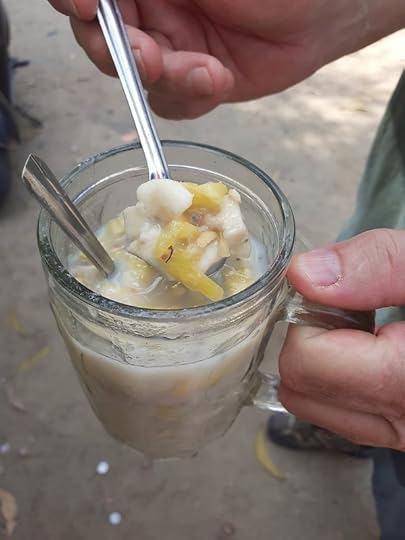 Fruit salad, roadside stand