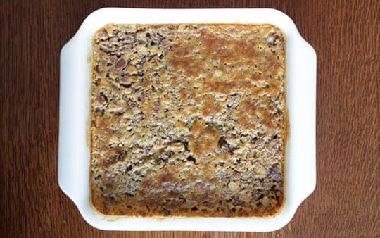 Baked Steel Cut Oatmeal with Dried Fruit and Nuts