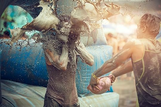 Boryeong Mud Festival at Daecheon beach, South Korea