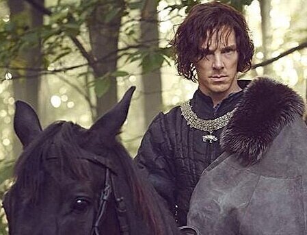 Benedict Cumberbatch as Richard III in The Hollow Crown.