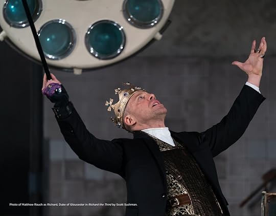 * In case you can’t read the caption on the photo, it says: “Photo of Matthew Rauch as Richard, Duke of Gloucester in Richard the Third by Scott Suchman.”
