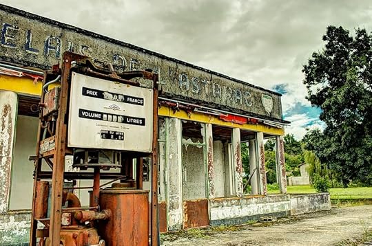 gas station, service station, pump, rust, abandoned, old, built structure, text, communication, architecture | Lis'Anne Harris