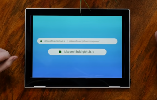 Screenshots of @JaffaTheCake���s idea for separating out the eTLD+1 part of a URL in a browser���s address bar.