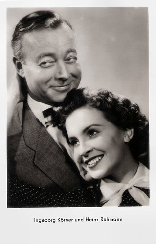 Ingeborg Körner and Heinz Rühmann in Keine Angst vor grossen Tieren (1953)