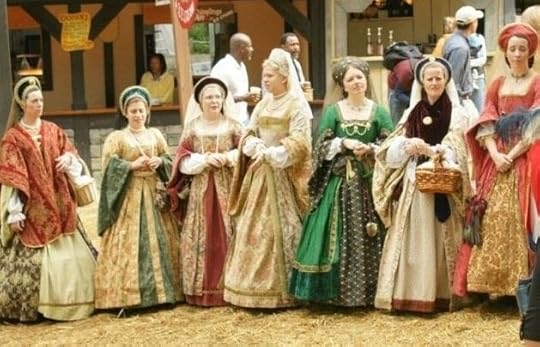 Photo by Melissa Jo York Tilley, from when I myself played a maid of honor at the Maryland Renaissance Festival in 2011!