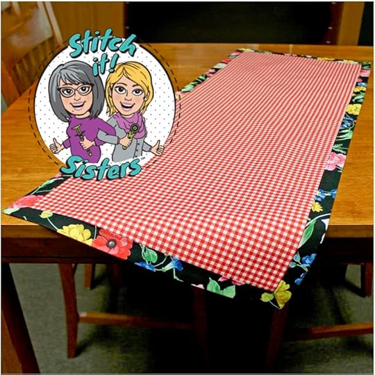 NEW! No-Hassle Table Topper video by the Stitch it! Sisters