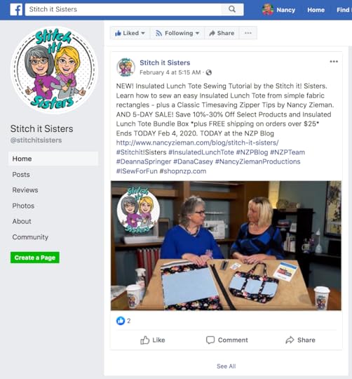 Follow The Stitch it! Sisters on Facebook