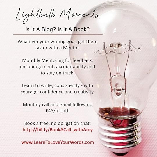 Lightbulb moments writing mentoring
