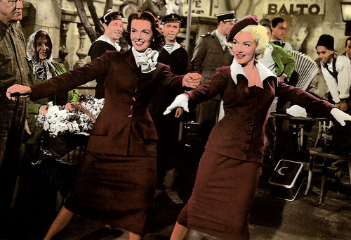 Marilyn Monroe and Jane Russell in Gentlemen Prefer Blondes (1953)