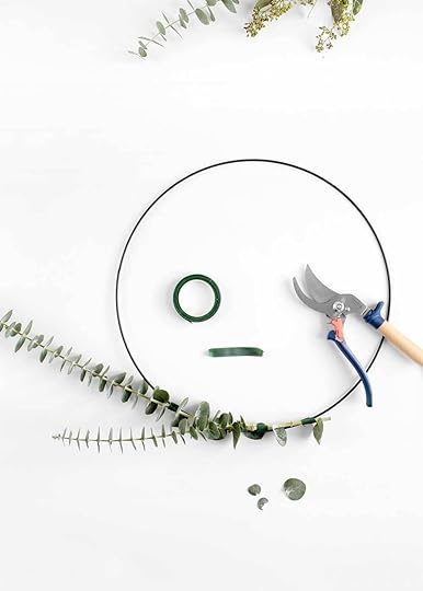 asymmetrical Wire Wreath from The Faux Martha
