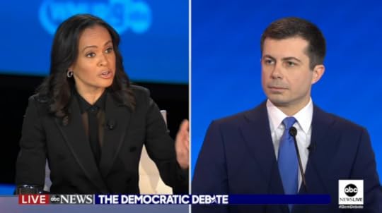 ABC's Linsey Davis factchecks Pete Buttigieg in real time.