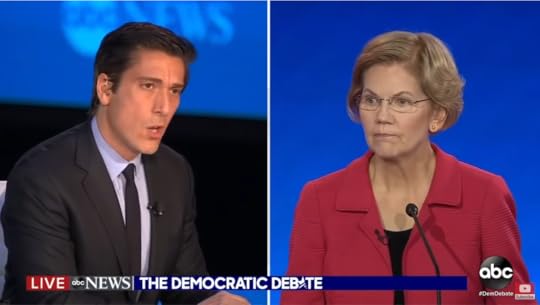 ABC's David Muir and Elizabeth Warren