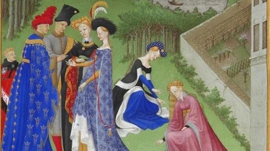 The marriage of Charles of Orleans and Bonne of Armagnac at the Chateau de Dourdan, from The Book of Hours of the Duke of Berry . (Credit: Online Library of Liberty)