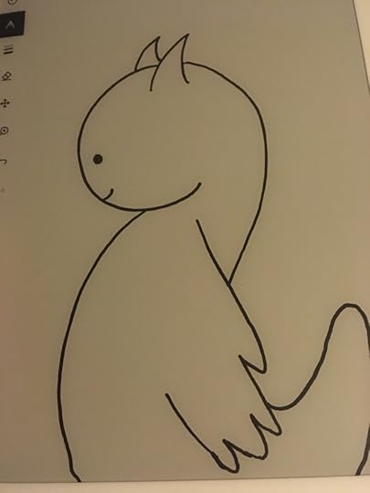 Dragon cute round head small eyes