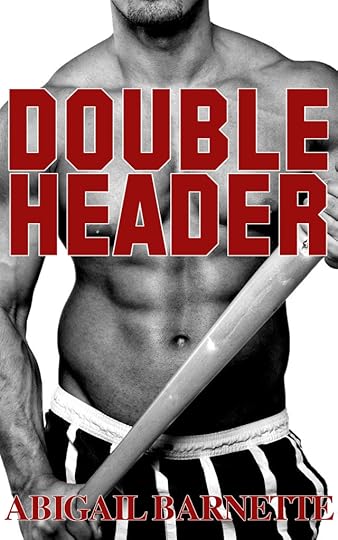 A sexy, shirtless muscular guy holding a bat. The title 