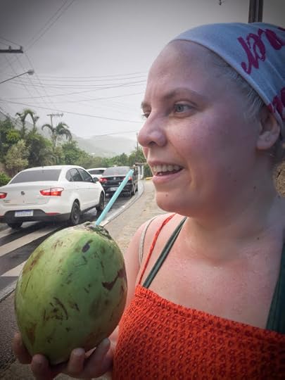 Traffic jams, rain, and coconut water; Florianópolis, Brazil