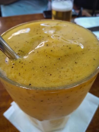 THE Passion fruit smoothie; Montevideo, Uruguay