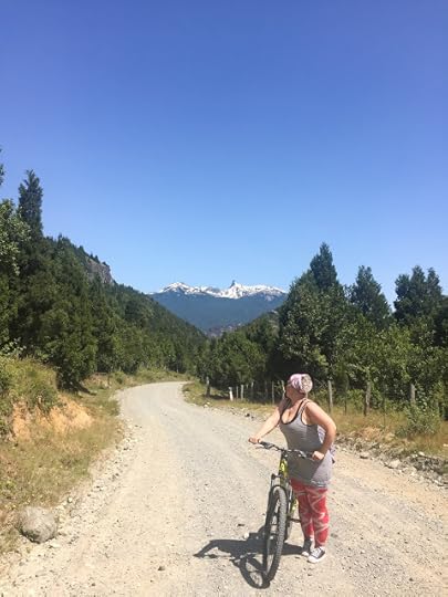 Mountain Bike route near a spring in Futaleufú Natural Reserve, Chile
