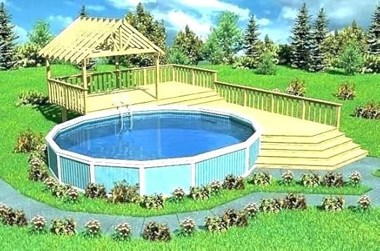 build a small deck for above ground pool decks ideas design semi round designs natural