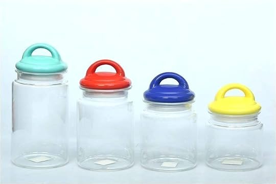 large glass food storage containers with lids jars locking