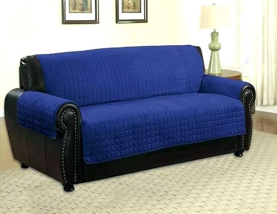 best sofa cover for leather couch fabric pets black with navy blue slipcovers