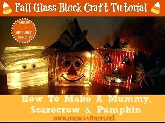 crafts made out of glass blocks christmas using block craft supplies