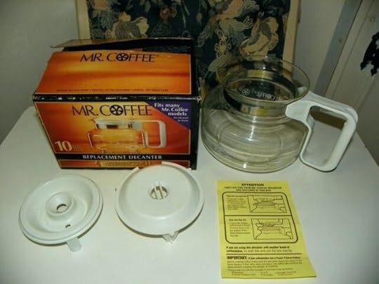 mr coffee pot replacement 4 cup vintage carafe white for sale