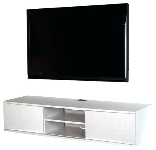 white gloss wall mounted tv unit south shore media console pure high contemporary