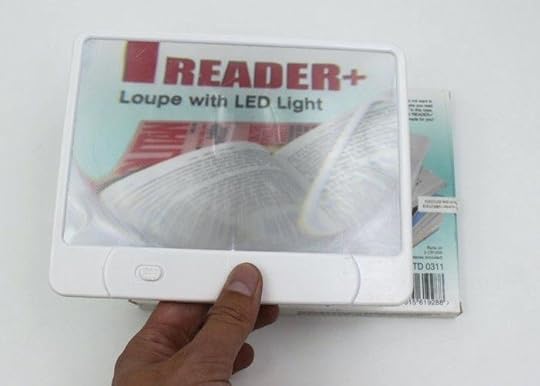 full page reading magnifier with light lighted amazon panel led book lamp